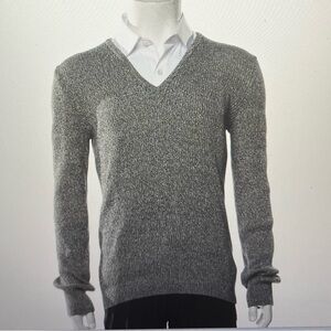 Gucci men’s V-neck sweater, gray‎ blue, perfect condition size medium